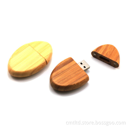 Bamboo Egg Custom USB Flash Drive (BM005)
